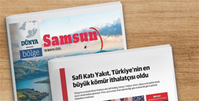 Dnya Gazetesi Samsun eki, 19 Mays zel saysnda Safi Kat Yakt olarak tam sayfa haberimizle yer aldk.